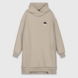 Женская толстовка-платье ИНЬ ЯНЬ СМАЙЛ MINI