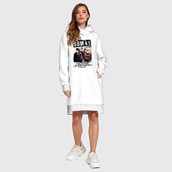 Женское худи-платье SUM 41 PIECES, цвет: белый — фото 2