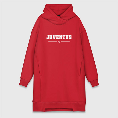 Женская толстовка-платье Juventus Football Club Классика / Красный – фото 1