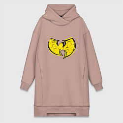Женское худи-платье Style Wu-Tang, цвет: пыльно-розовый