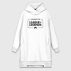 Женская толстовка-платье League of Legends Gaming Champion: рамка с лого и
