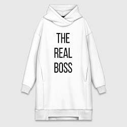Женская толстовка-платье The real boss!