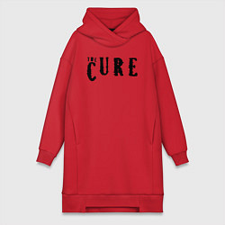 Женская толстовка-платье The Cure лого