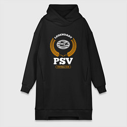 Женская толстовка-платье Лого PSV и надпись legendary football club