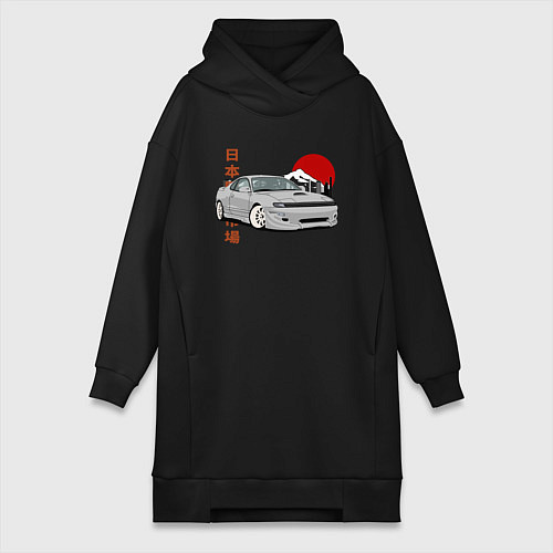 Женская толстовка-платье Celica gt-four st183 JDM / Черный – фото 1