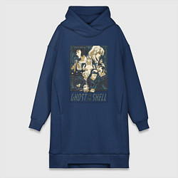 Женская толстовка-платье Ghost in the shell all