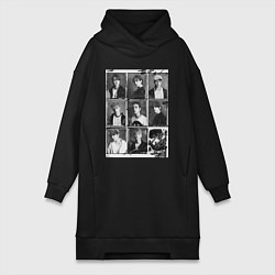 Женское худи-платье Stray Kids Go Live, цвет: черный