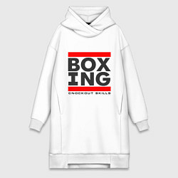 Женская толстовка-платье Boxing knockout skills
