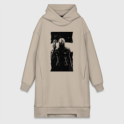 Женская толстовка-платье Mass Effect N7 - Warrior