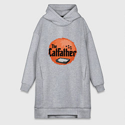Женская толстовка-платье Cat father