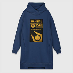 Женская толстовка-платье Контроль заражения