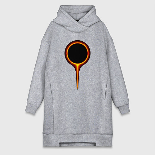Женская толстовка-платье Dark Souls / Меланж – фото 1