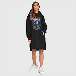 Женское худи-платье Wanderer Странник, цвет: черный — фото 2