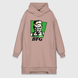Женская толстовка-платье Doom BFG