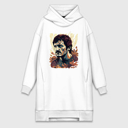 Женское худи-платье Джоэл: Последние из нас, цвет: белый