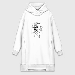 Женская толстовка-платье Морис Равель