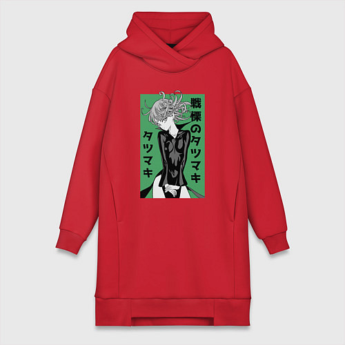 Женская толстовка-платье Герой Тацумаки / Красный – фото 1