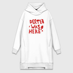 Женское худи-платье Декстер был здесь, цвет: белый