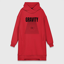 Женская толстовка-платье Gravity и пространственная сетка