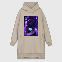 Женская толстовка-платье Subnautica подводный монстр