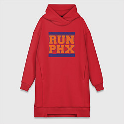 Женское худи-платье Run Phoenix Suns, цвет: красный