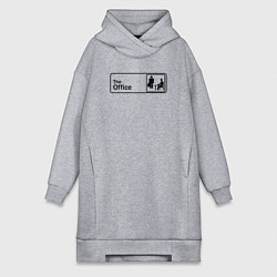 Женское худи-платье Office, цвет: меланж