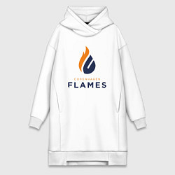 Женское худи-платье Copenhagen Flames лого, цвет: белый