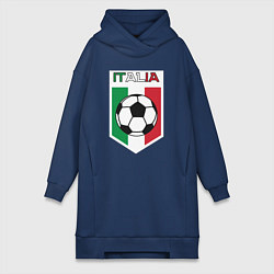 Женская толстовка-платье Футбол Италии