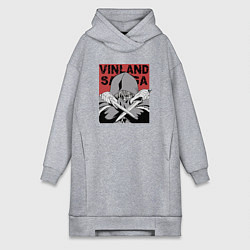 Женское худи-платье Торфинн, цвет: меланж