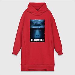 Женская толстовка-платье История Алана Вейка