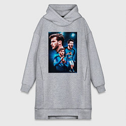 Женская толстовка-платье Хвича Кварацхелия Наполи