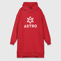 Женская толстовка-платье Astro logo