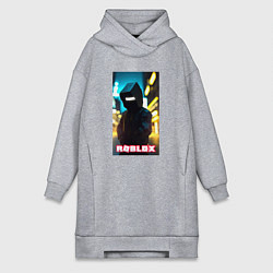 Женская толстовка-платье Roblox cyberpunk