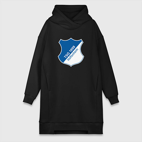 Женская толстовка-платье Hoffenheim fc germany / Черный – фото 1