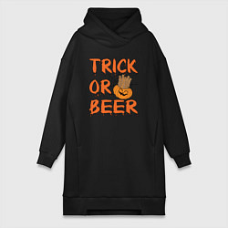 Женская толстовка-платье Trick or beer