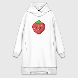 Женская толстовка-платье Клубника - suika game