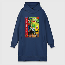 Женская толстовка-платье Earth worm jim cover