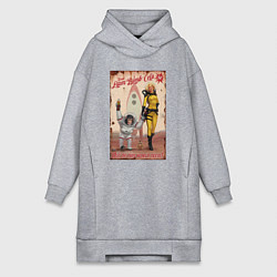 Женская толстовка-платье Fallout - atom bomb cola