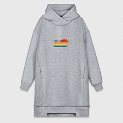 Женская толстовка-платье Новосибирск ретро