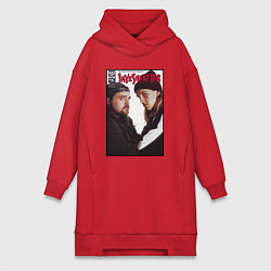 Женское худи-платье Jay and Silent Bob, цвет: красный