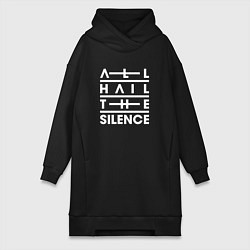 Женское худи-платье All Hail The Silence, цвет: черный