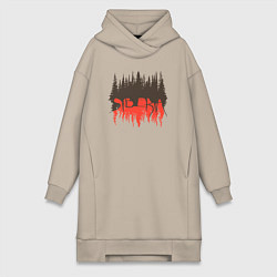 Женская толстовка-платье Syberia