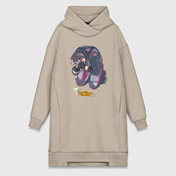 Женская толстовка-платье Oh no, my tea - Wriothesley