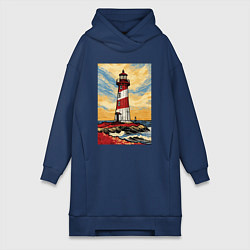 Женская толстовка-платье Маяк Ван Гога