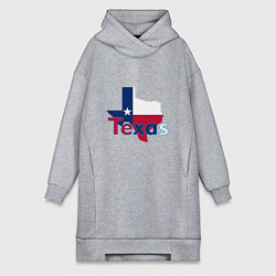 Женская толстовка-платье Texas