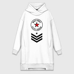 Женская толстовка-платье Сила басов - элитный отряд