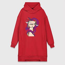 Женская толстовка-платье Кобра вьется вокруг руки механика