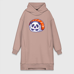 Женская толстовка-платье Roll panda