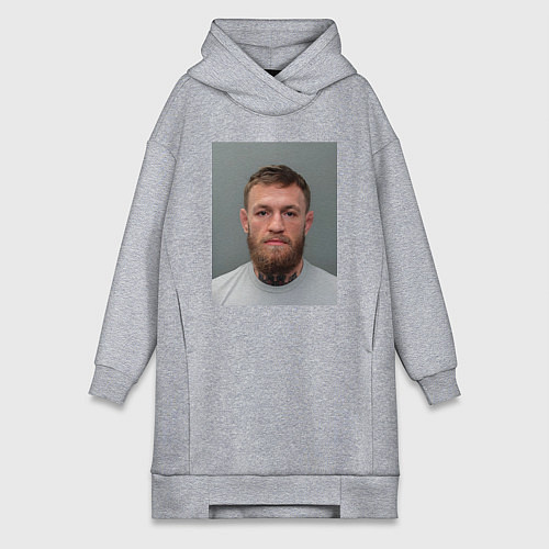 Женская толстовка-платье Conor McGregor magshot / Меланж – фото 1