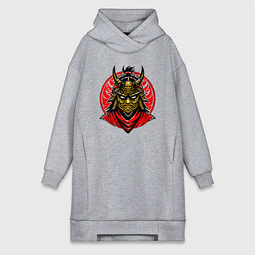 Женская толстовка-платье Сёгун логотип / Меланж – фото 1